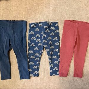 Tea Collection bundle- baby Rainbow and Solid Leggings Set